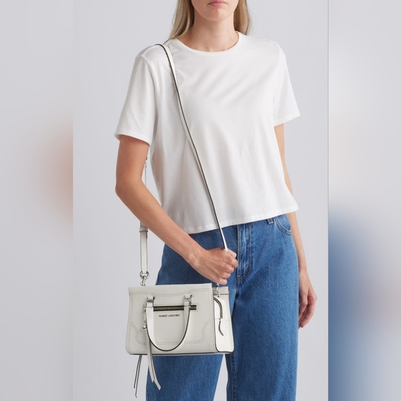 Marc Jacobs White Women's Crossbody Satchel - Picture 10 of 10